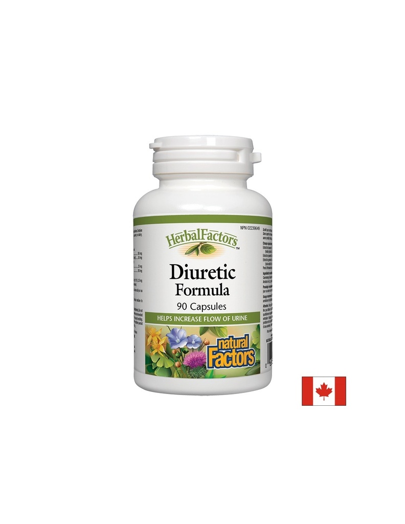 Diuretic Formula - Диуретик Формула – срещу задържане на течности и подуване, 90 капсули Natural Factors