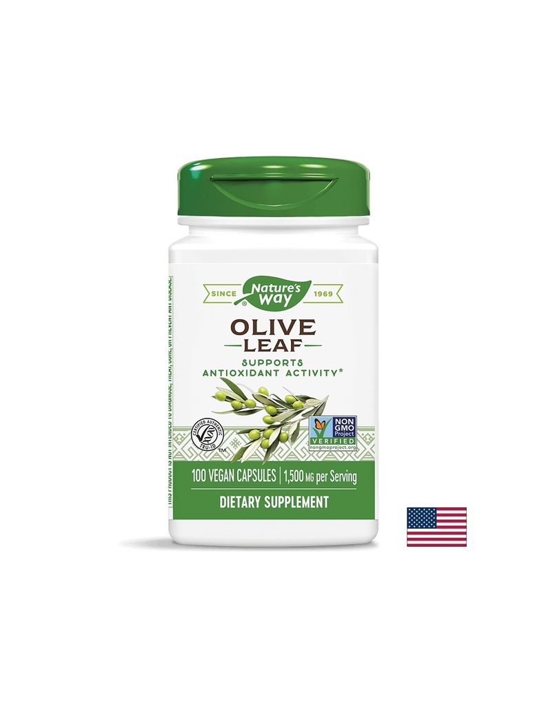 Olive Leaf/ Маслина (лист) 500 mg х 100 капсули Nature’s Way