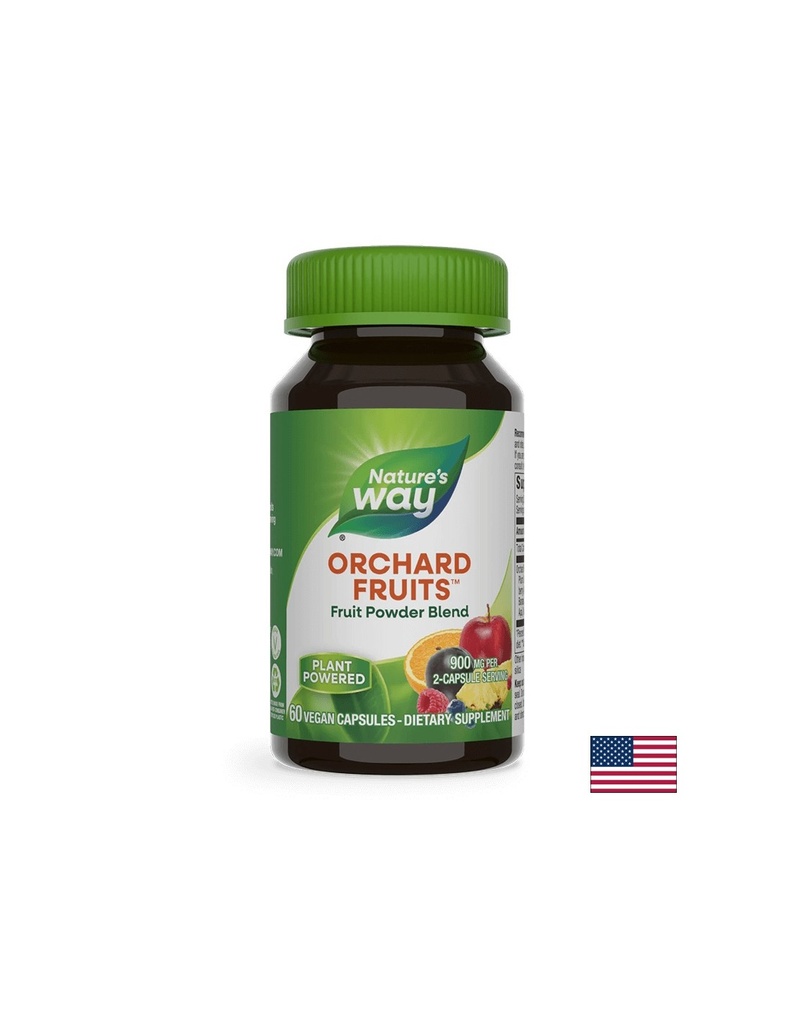 Имунна система и антиоксидантна защита - Плодов антиоксидант Orchard Fruits, 60 капсули Nature’s Way
