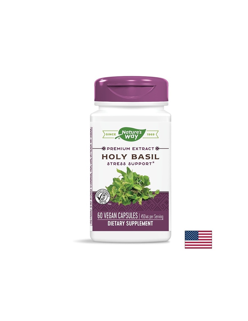 Holy Basil/ Свещен босилек 450 mg х 60 капсули Nature’s Way