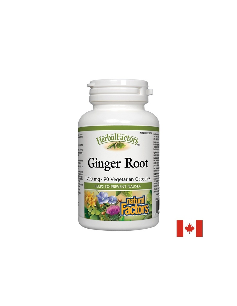 Ginger Root/ Джинджифил (корен) 450 mg х 90 капсули Natural Factors