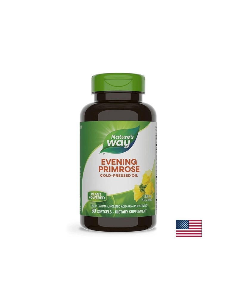 Evening Primrose - Вечерна иглика (масло), 1300 mg, 60 софтгел капсули Nature’s Way