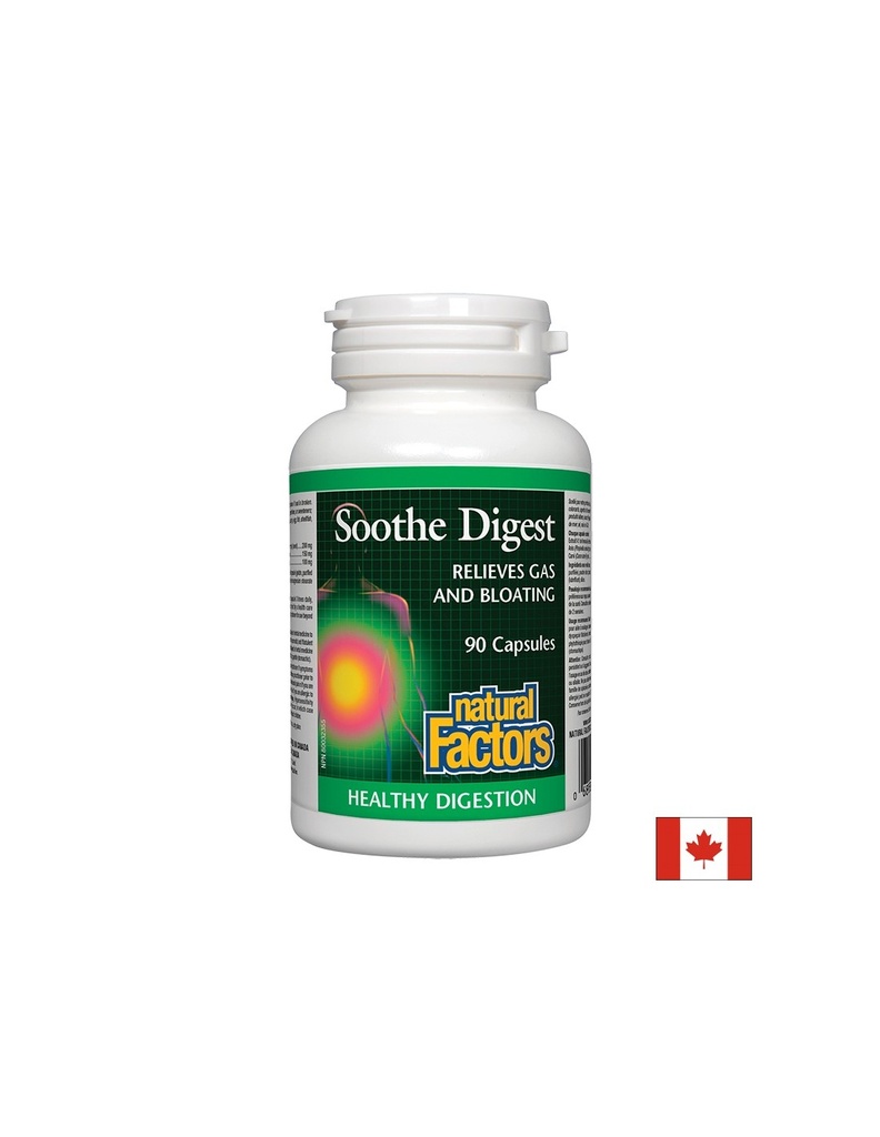 Soothe Digest/ Формула за добро храносмилане х 90 капсули Natural Factors