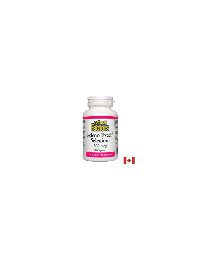 Seleno Excell Selenium/ Селен 200 µg, 90 капсули Natural Factors