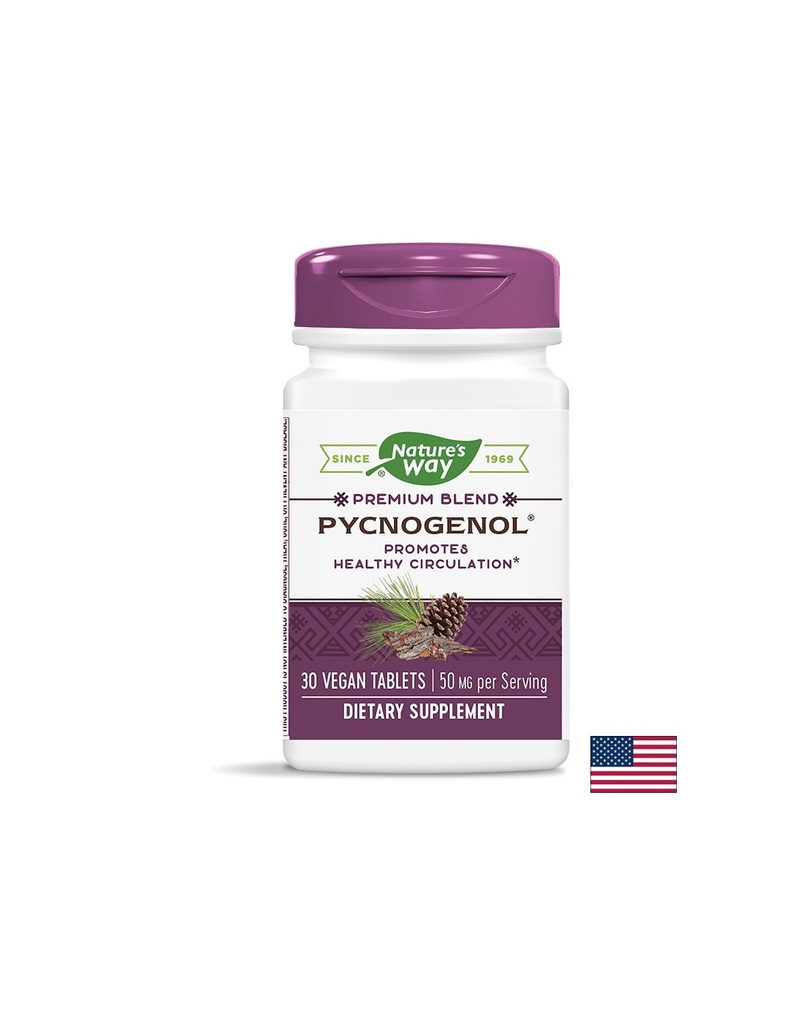 Pycnogenol® / Пикногенол® 50 mg х 30 таблетки Nature’s Way
