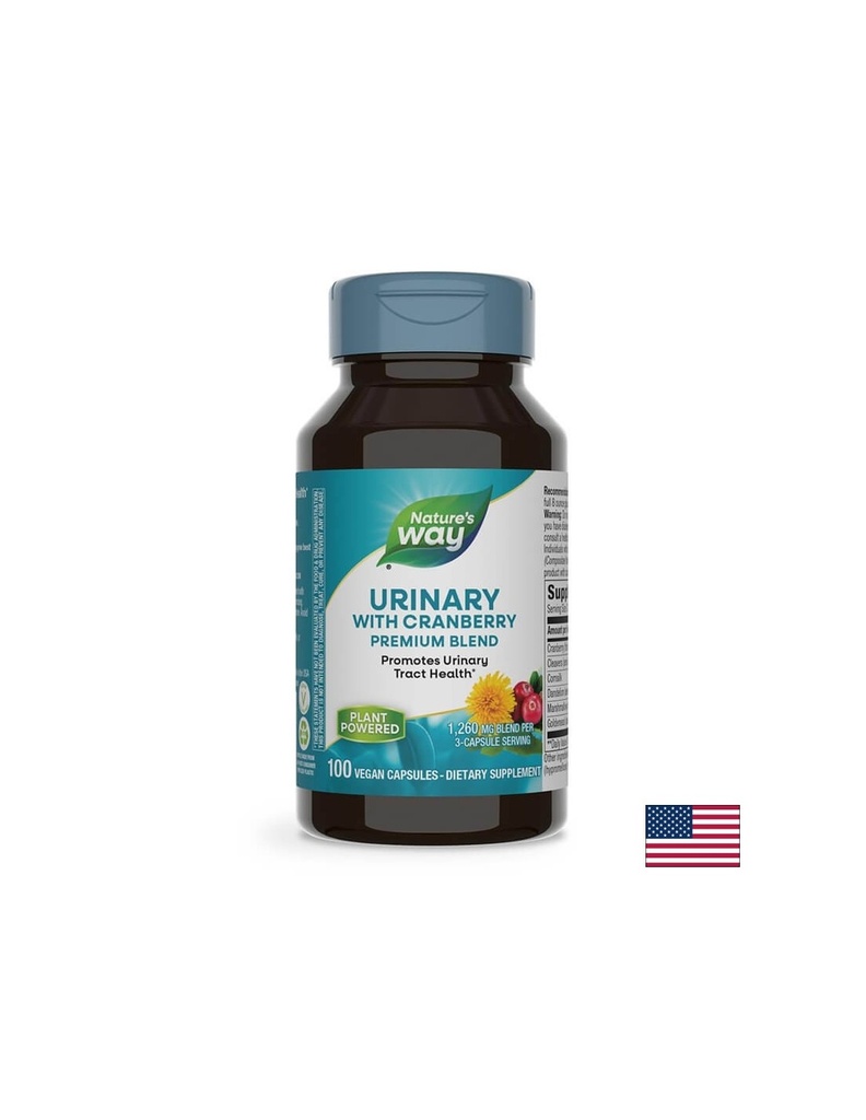 Urinary with Cranberry/ Уринари с Червена боровинка х 100 капсули Nature’s Way