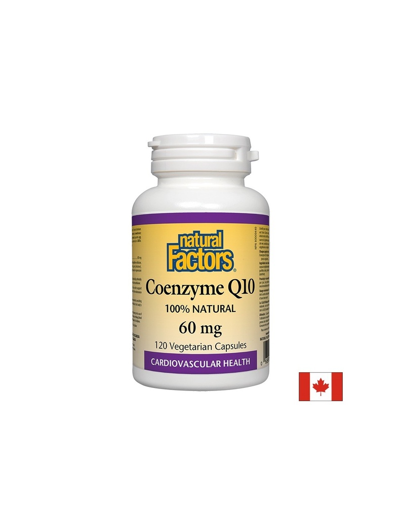 Coenzyme Q10/ Коензим Q10 60 mg x 120 капсули Natural Factors