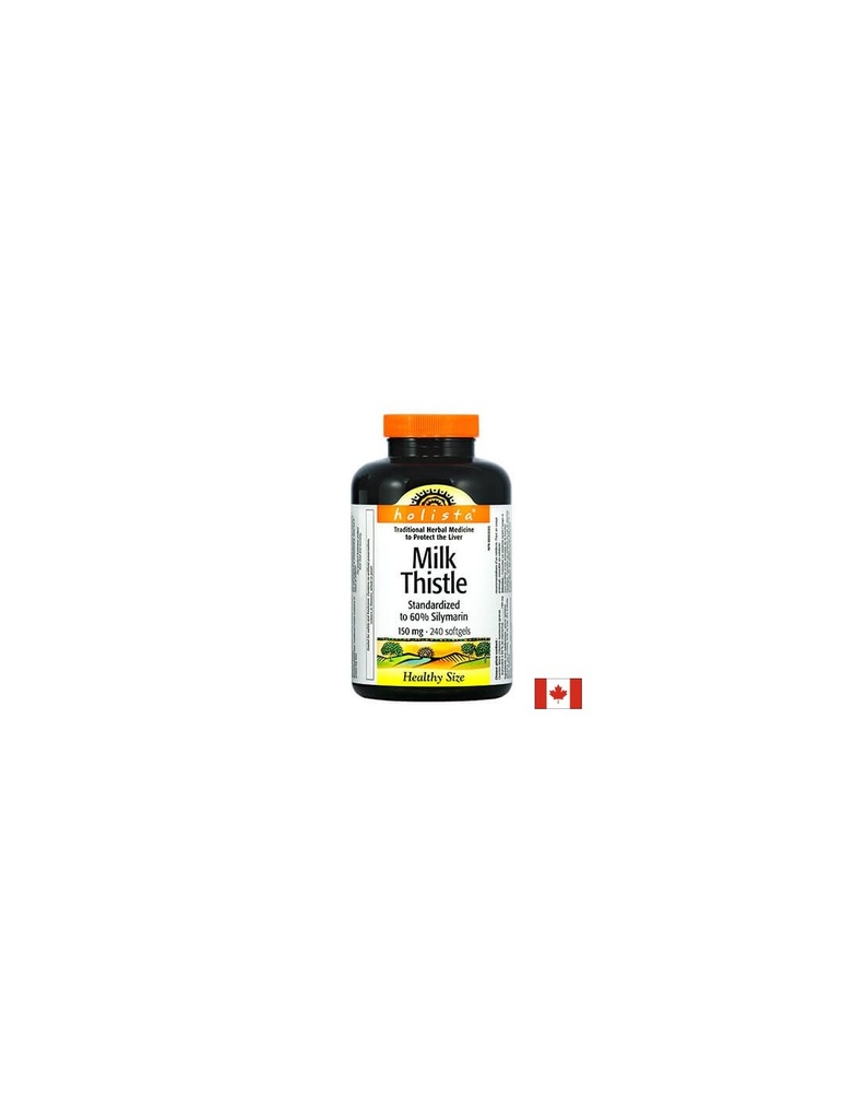 Milk Thistle / Бял трън Holista®150 mg, 240 софтгел капсули Natural Factors