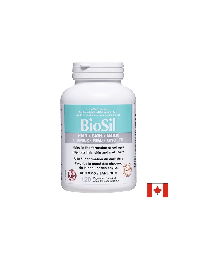 BioSil™ Hair, Skin & Nails/ Коса, кожа и нокти x 120 капсули Natural Factors