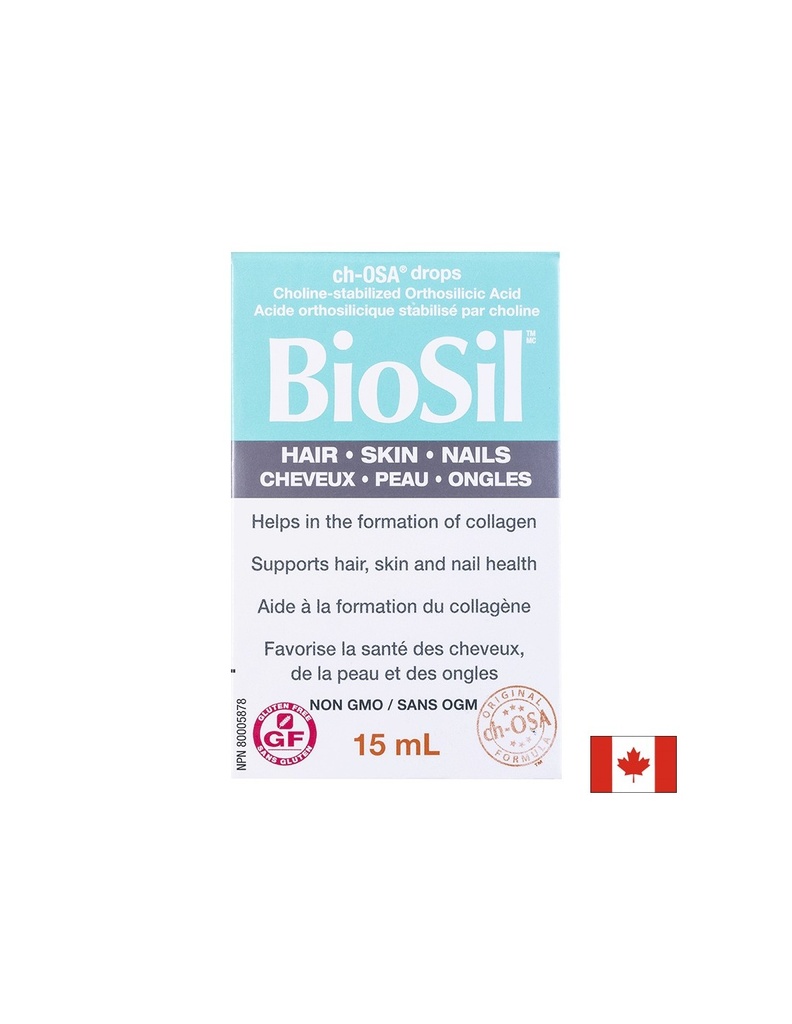 BioSil™ Hair, Skin & Nails/ Коса, кожа и нокти 15 ml x 30 дневни дози Natural Factors