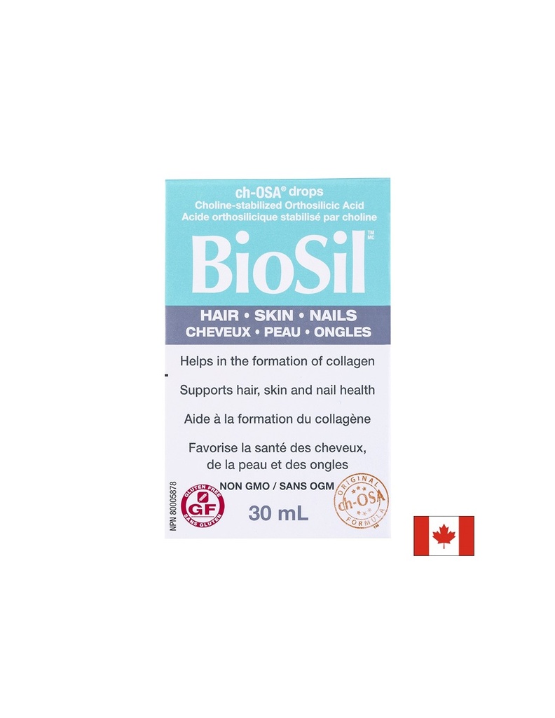 BioSil™ Hair, Skin & Nails/ Коса, кожа и нокти 30 ml x 60 дневни дози Natural Factors