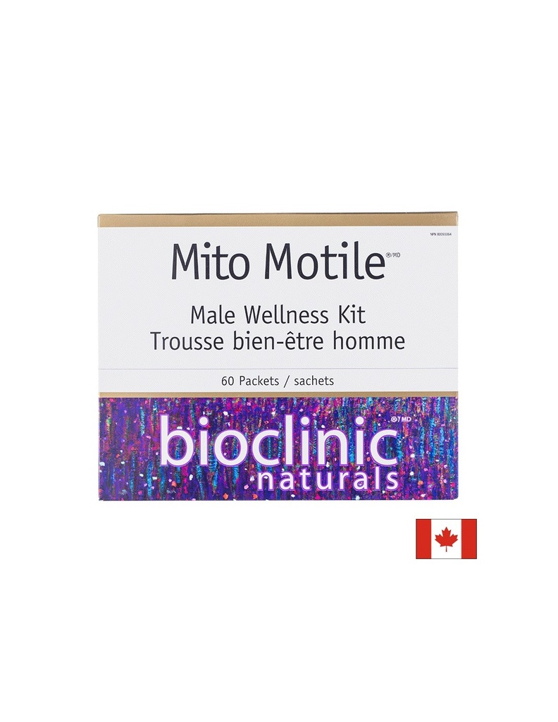 Mito Motile™ Male Wellness Kit/ Фертилитет формула за мъже x 60 пакетчета Natural Factors