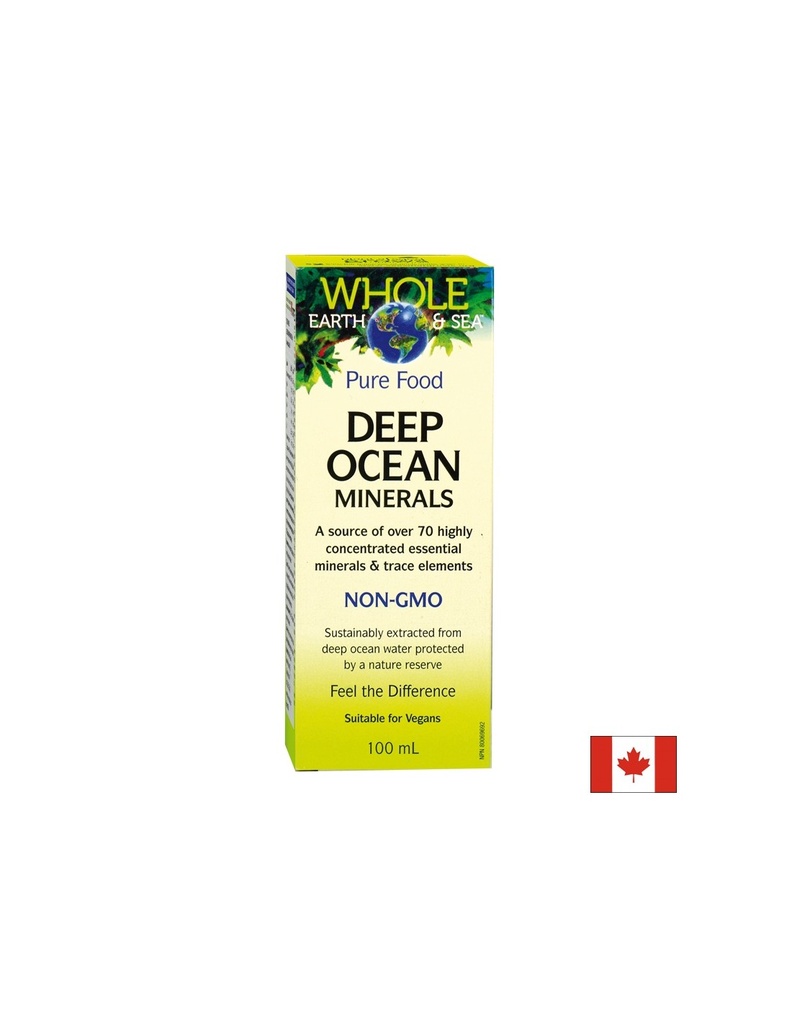 Deep Ocean Minerals Whole earth & sea®/ Дълбоководни морски минерали x 100 ml Natural Factors