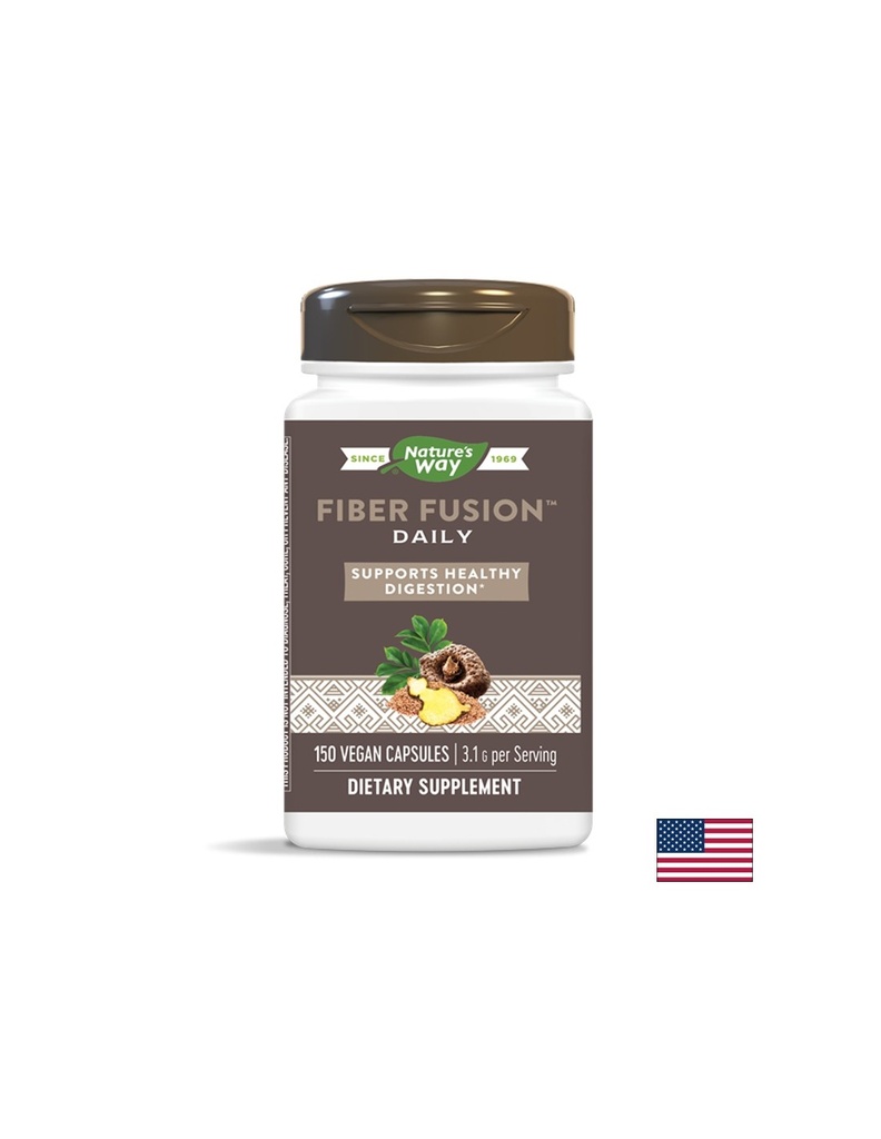 Диетични фибри - Детоксикация и отслабване - Fiber Fusion, 150 капсули Nature’s Way
