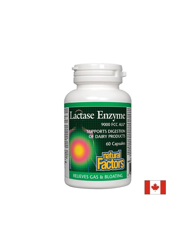 Lactase Enzyme / Лактаза ензим 250 mg х 60 капсули Natural Factors