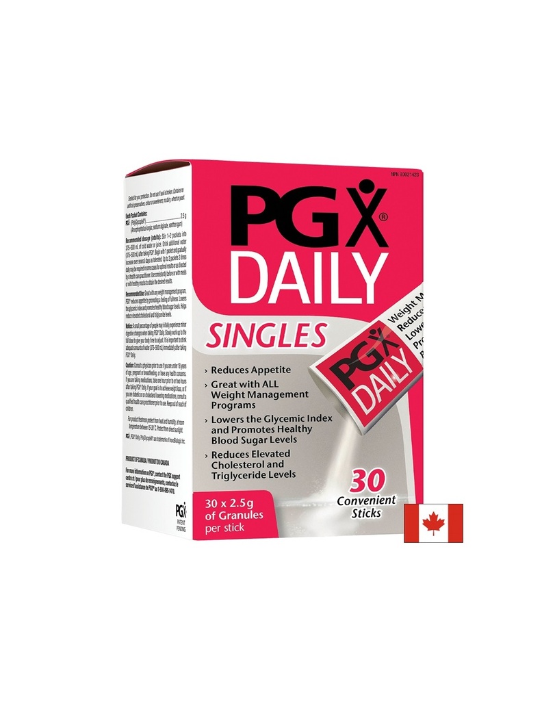 PGX® Daily Ultra Singles / За отслабване/, 30 сашета Natural Factors