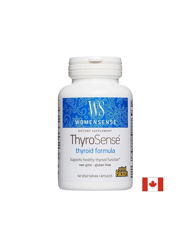 ThyroSense® WomenSense® / Тироидна формула х 60 капсули Natural Factors