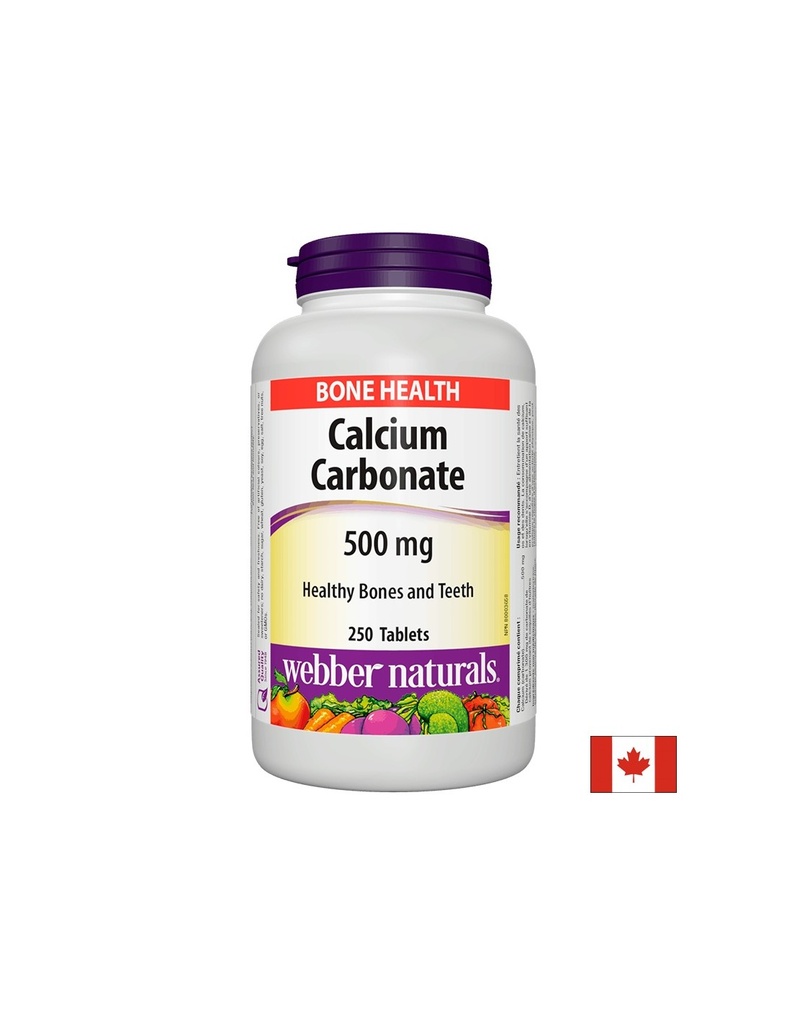 Calcium Carbonate / Калций карбонат, 500 mg, 250 таблетки