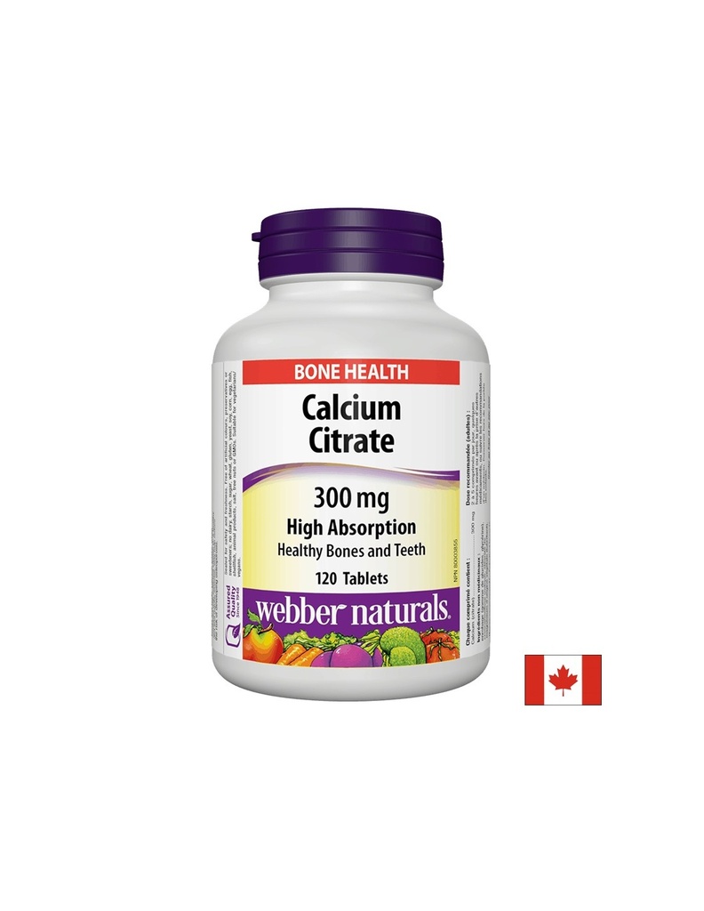 Calcium Citrate / Калций цитрат, 300 mg, 120 таблетки