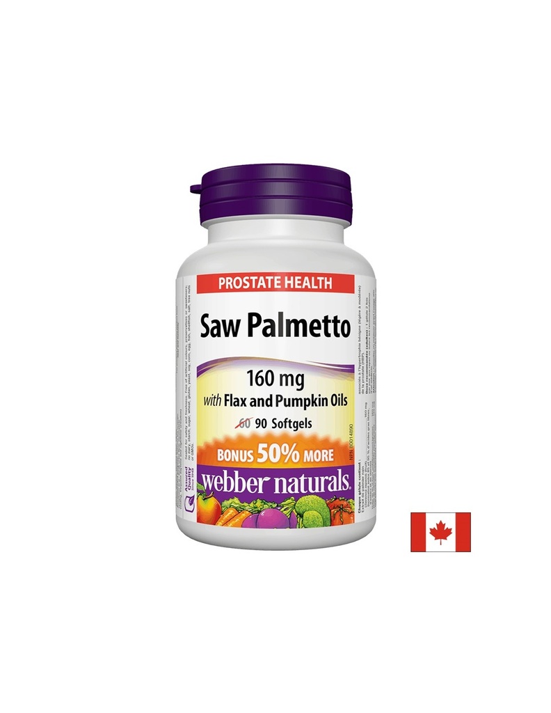 Saw Palmetto With Flax And Pumpkin Oils / Сао палметто (с ленено и тиквено масло), 90 софтгел капсули