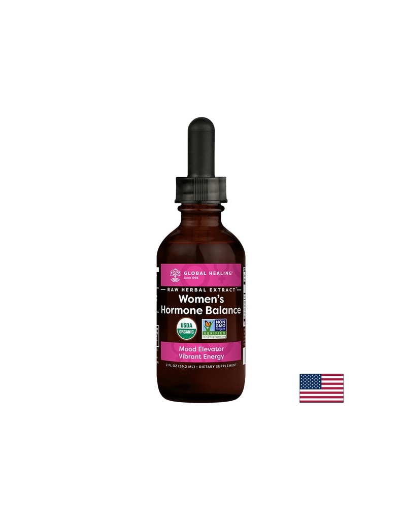 Women’s Hormone Balance Raw Herbal Extract / Билкова смес за женския хормонален баланс, 59.2 ml Global Healing