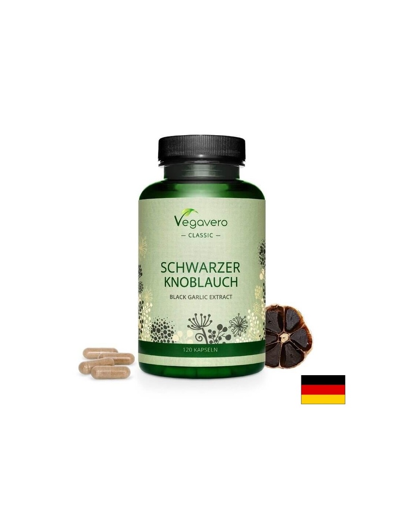Schwarzer Knoblauch/ Екстракт от черен чесън, 120 капсули Vegavero