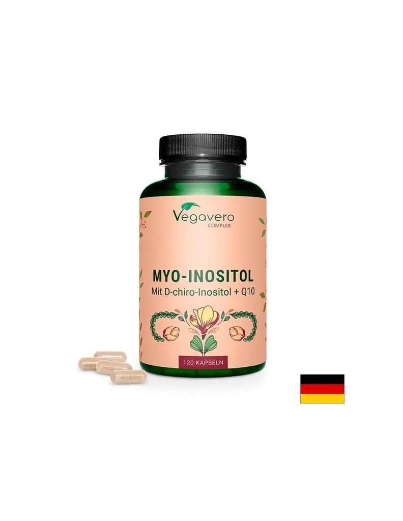 Myo-Inositol Complex/ Мио-инозитол комплекс, 120 капсули, 100% Vegan Vegavero