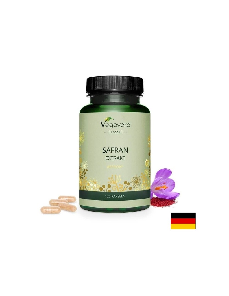 Safran Extrakt/ Шафран екстракт, 120 капсули, 100% Vegan Vegavero