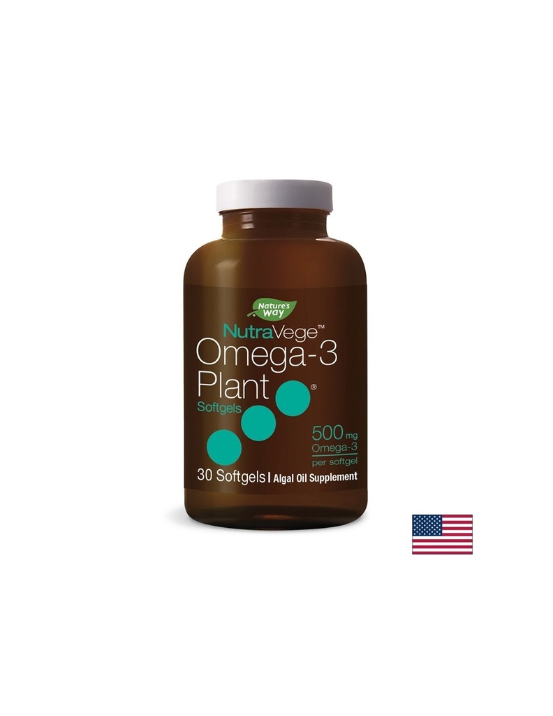NutraVege Oмега-3 500 mg от водорасли Nature’s Way