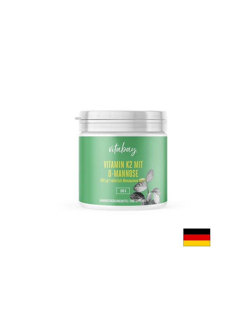 Vitamin K2 mit D-Mannose / Витамин К и D-маноза, 100 gr (прах)