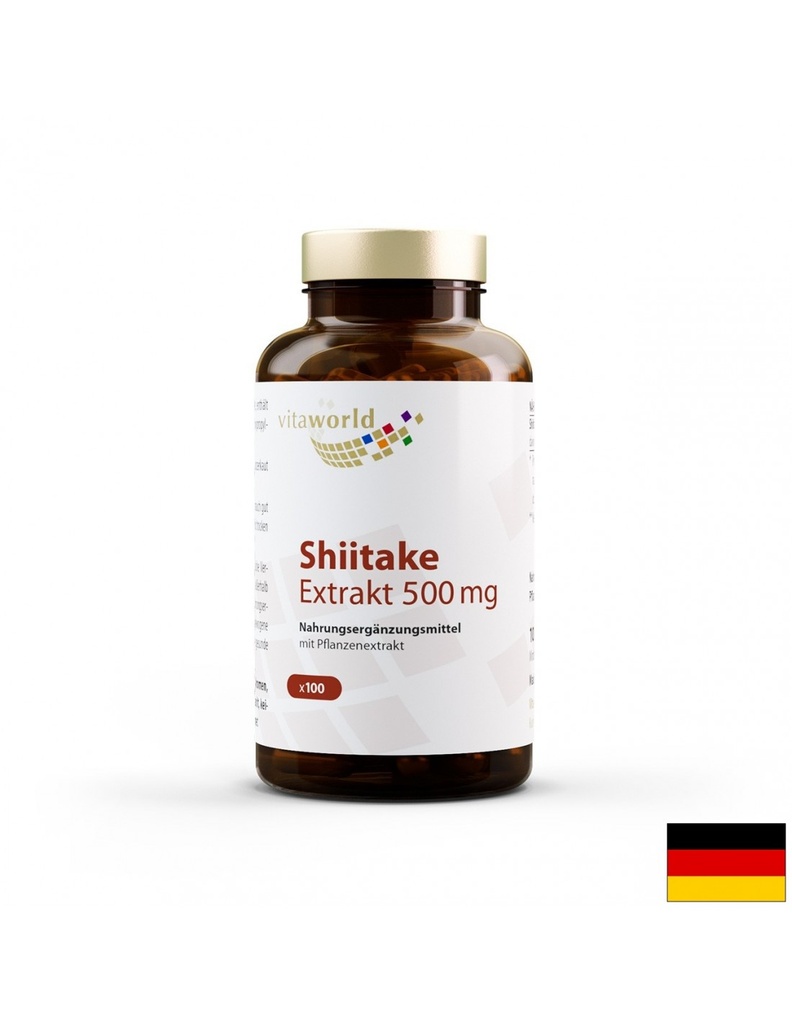 Shiitake extrakt / Шийтаке 500 mg, 100 капсули