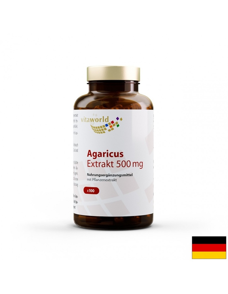 Agaricusextrakt / Агарикус 500mg, 100 капсули