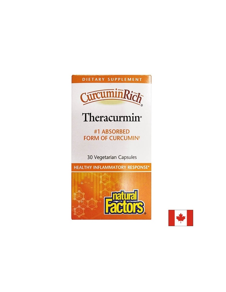 CurcuminRich™ Theracurmin™ / Теракурмин™, 30 mg, 30 капсули Natural Factors