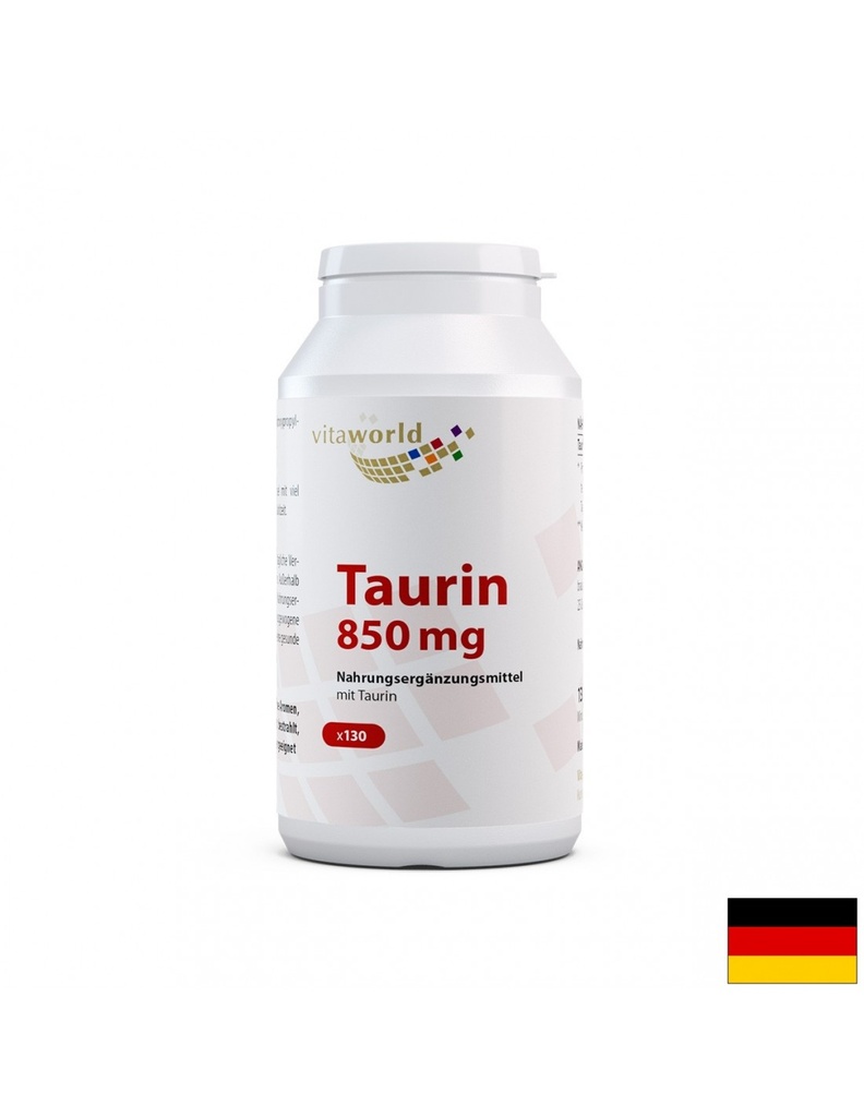 Taurin / Таурин 850 mg, 130 капсули