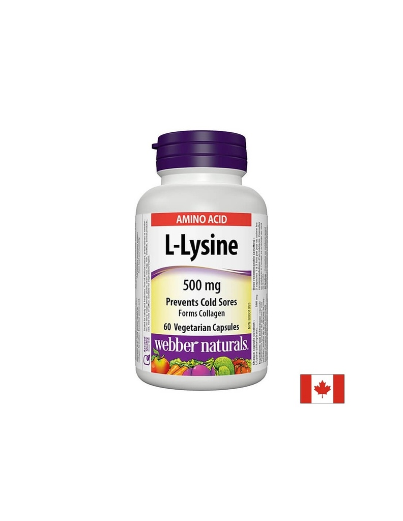 L-Lysine 500 mg - Л-лизин – Имунна система, 60 капсули