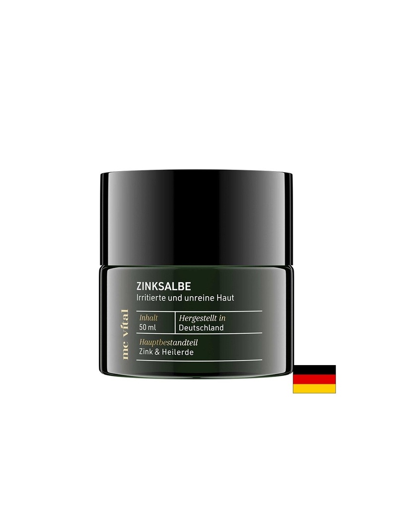 McVital® Zinksalbe - Цинков мехлем с масло от чаено дърво и лековита глина, 50 ml Vitabay