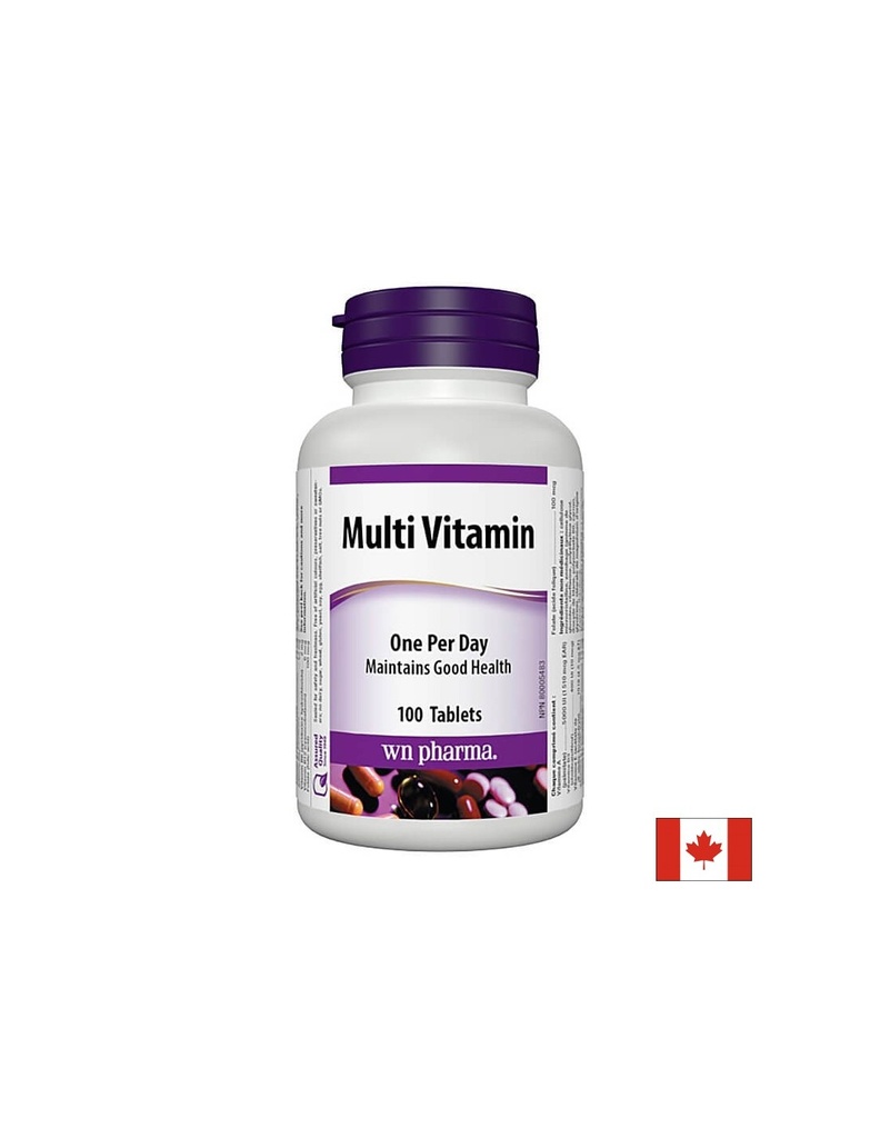 Multi Vitamin – Мултивитамини, 100 таблетки Webber Naturals