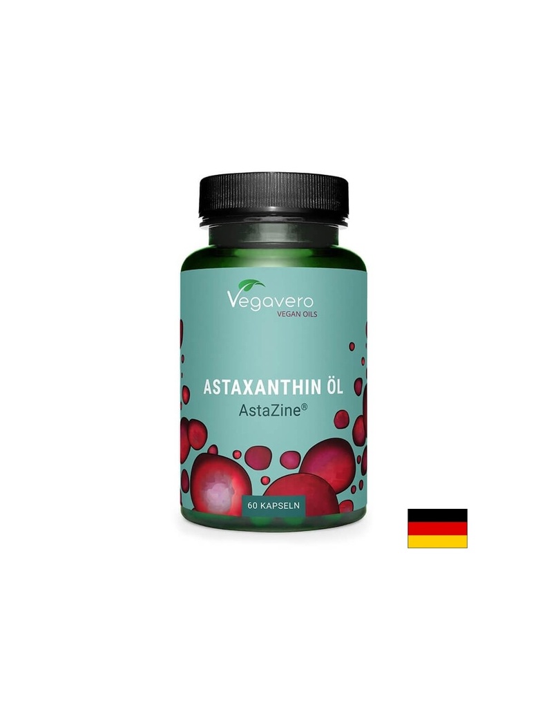 Astaxantin Astazine® - Астаксантин, 90 капсули Vegavero