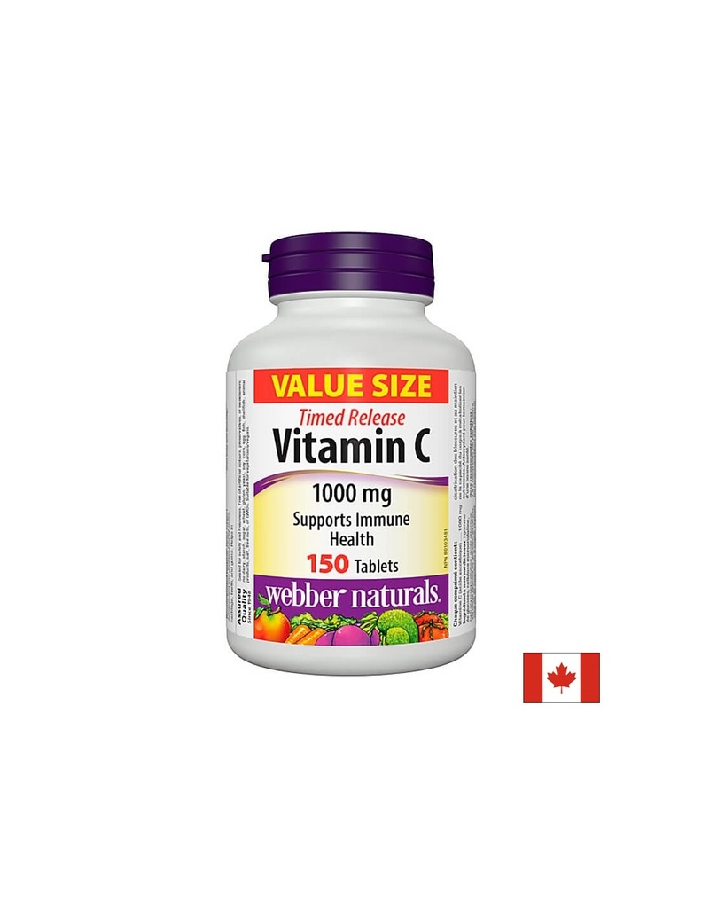 Vitamin C Timed Release 1000 mg - Витамин С 1000 mg (с удължено освобождаване), 150 таблетки