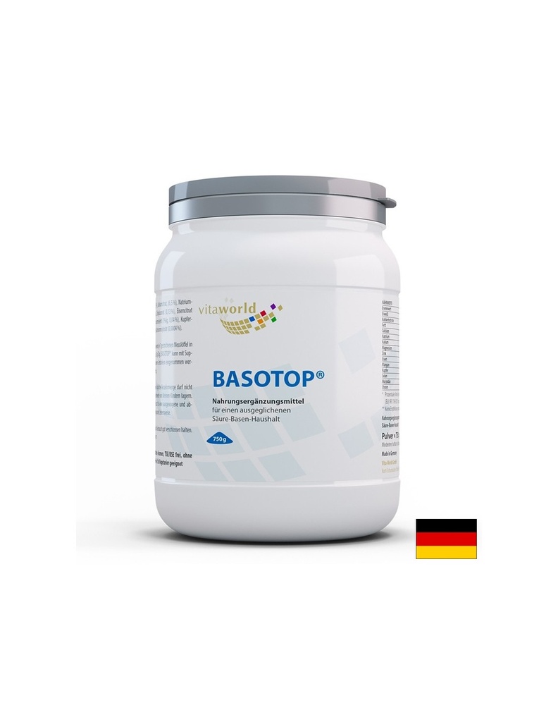Минерали и микроелементи за алкално-киселинен баланс - BASOTOP, 750 g, прах