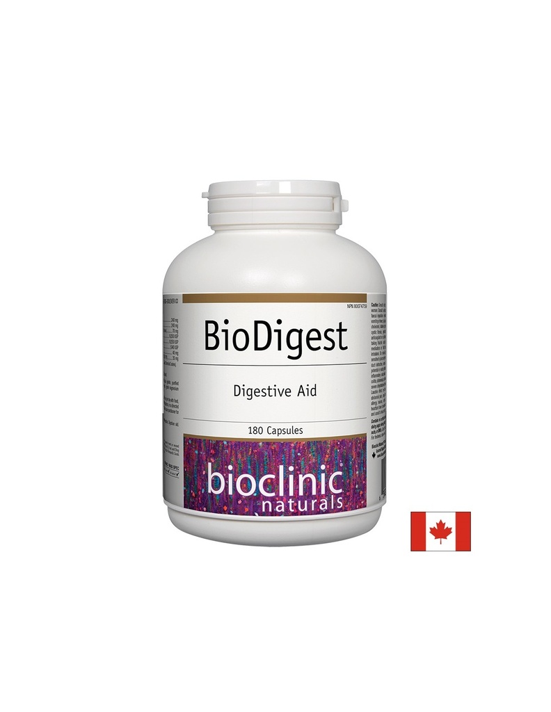 Добро храносмилане - Панкреатични ензими BioDigest,180 капсули Natural Factors