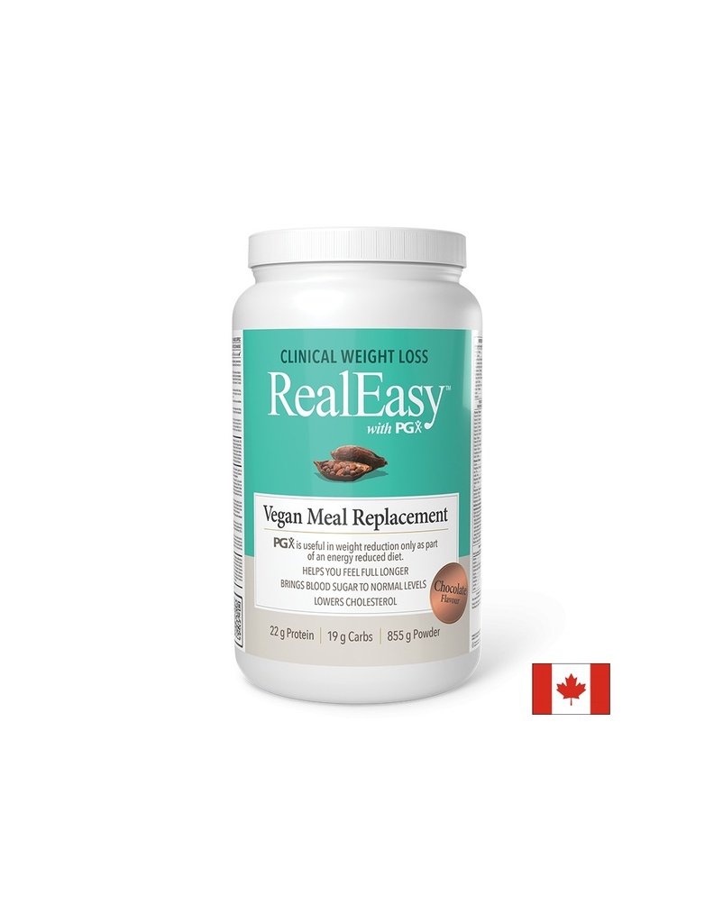 Real Easy с PGX  - шейк с грахов протеин и водоразтворими фибри, 855 g прах, с вкус на шоколад