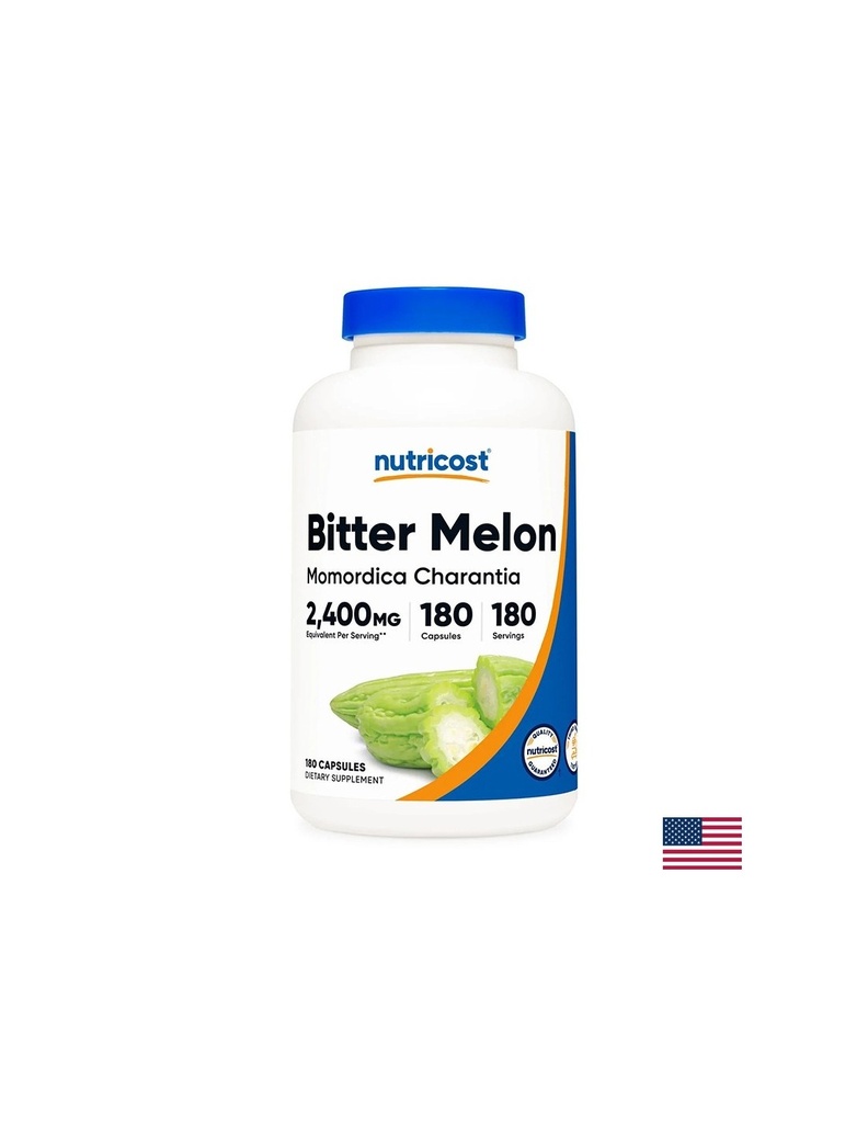 Диабет - Горчив пъпеш - Momordica, 180 капсули Nutricost