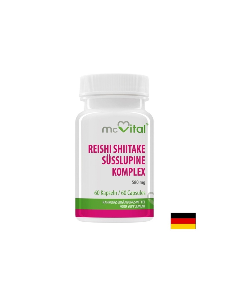 Имунитет - McVital Рейши, Шийтаке и Сладка Лупина, 60 капсули
