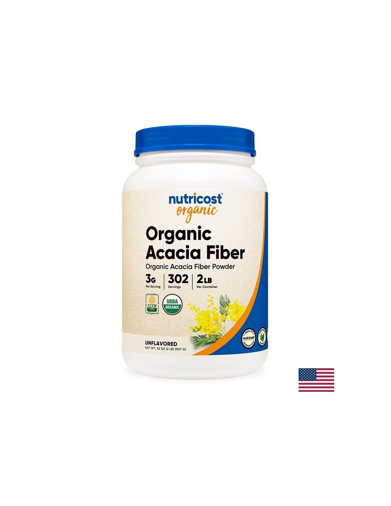 Акациеви фибри на прах - органик, 907g Nutricost