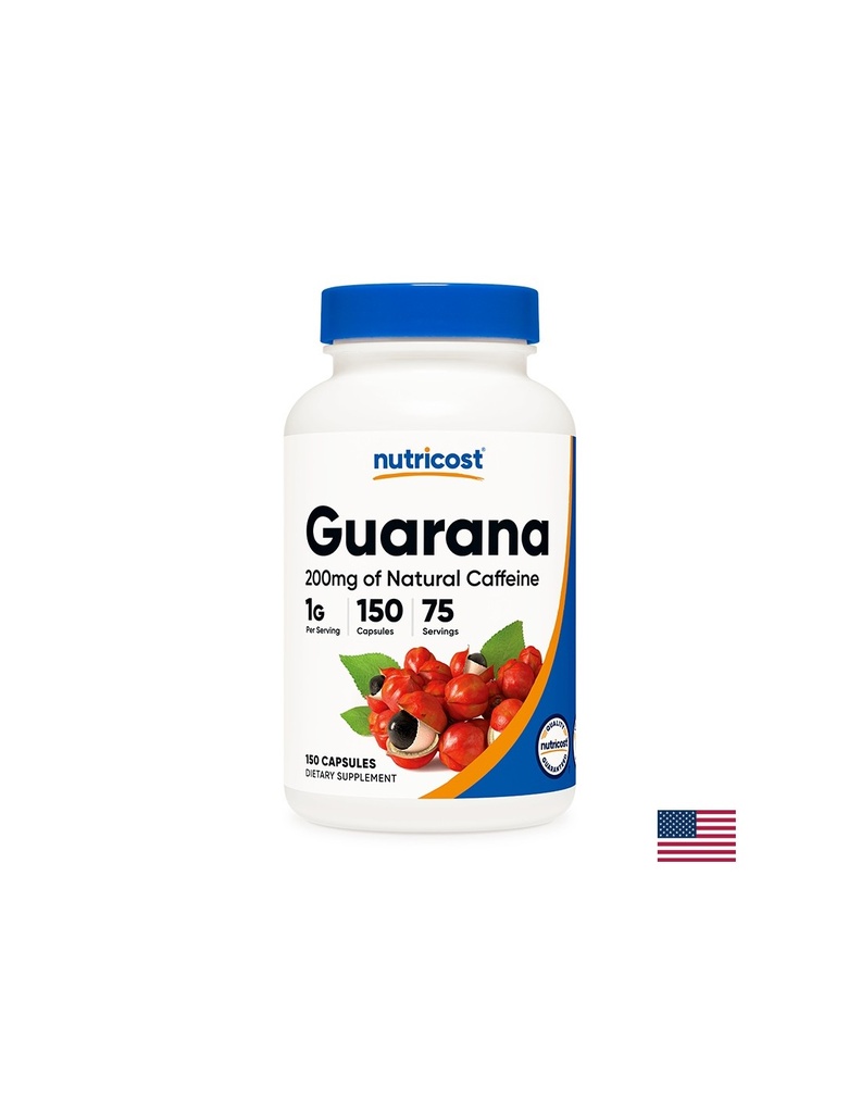 Редуциране на теглото - Гуарана, 500 mg/150 капсули Nutricost