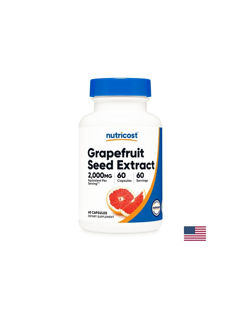 Имунитет - Екстракт от семена на грейпфрут, 2000 mg/ 60 капсули Nutricost