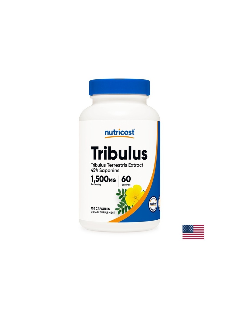 Сексуална и мускулна функция - Трибулус (Tribulus), 120 капсули Nutricost