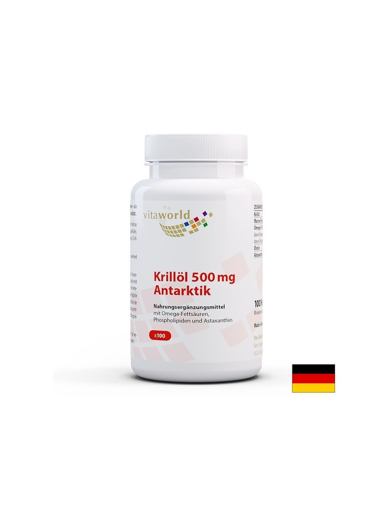 Сърдечно-съдова система - Антарктически крил, 500 mg x 100 капсули
