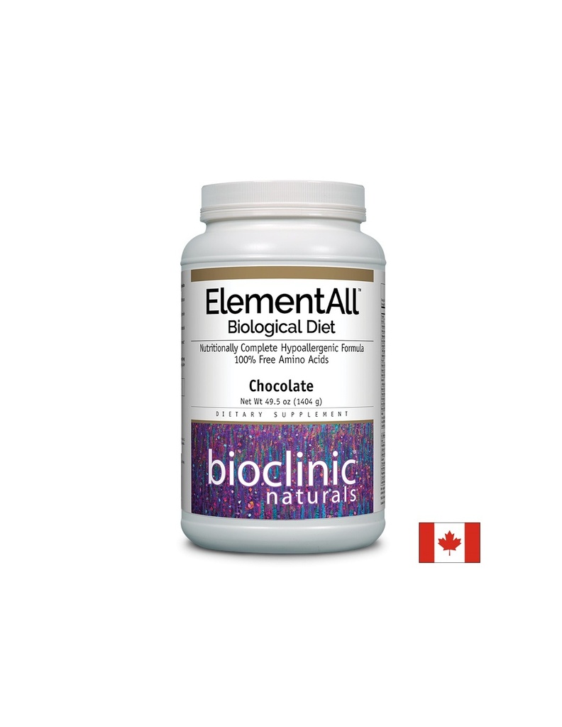 Елементна диета - ElementAll Biological Diet с вкус на шоколад, 1404 g прах Natural Factors